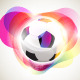 Absract football banner