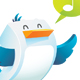 http://graphicriver.net/item/bird-with-talking-bubble/55150
