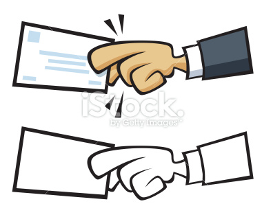 Giving Business Card