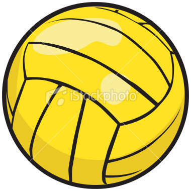 Perfect Logo symbol for a water polo team. Water polo ball. Could be used as a volleyball.