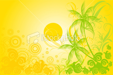 tropical background vector