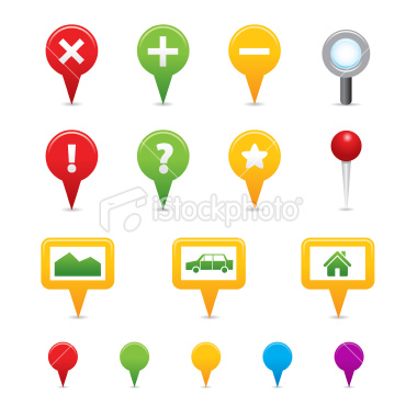 A set of GPS and navigation icons. Zip includes 300 dpi JPG, Illustrator 10, Illustrator CS3, and SVG files. Illustrator Files are layered for easy editing! Like this illustration? Check out others similar illustrations! (click the pic)