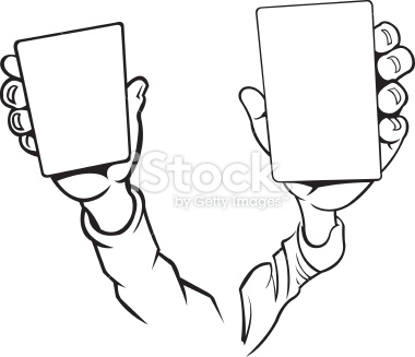 Graphic vector illustration of a Business Concepts Here's My Card hand holding a card. Drop in your own image. Compound paths. Use as positive image or reverse out of layout. Ghost art back as design element or color it. Check out my "Business Concepts" light box for more. http://www.istockphoto.com/file_search.php?action=file&lightboxID=9044052