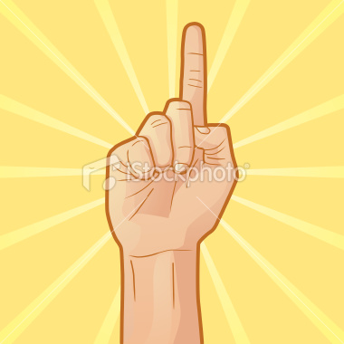 Vector illustration of a hand pointing up. Symbolizes number one or pointing to God. [b]Similar Downloads:[/b] [url=http://www.istockphoto.com/file_search.php?action=file&lightboxID=6548582][img]http://correcthost.com/webz/istock/similardownloads_han