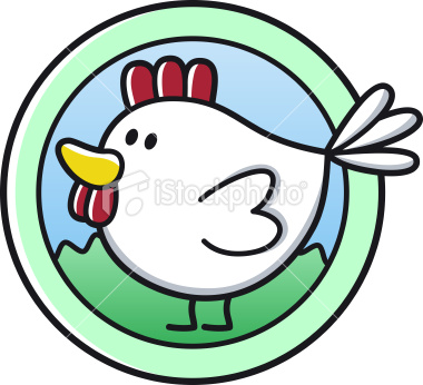 vector illustration of an symbol for free-range chicken - or good care - natural farming [img]http://u0000615050.user.hosting-agency.de/istockphoto/pre/lightbox_schrift.jpg[/img] [url=http://deutsch.istockphoto.com/file_search.php?action=file&lightb