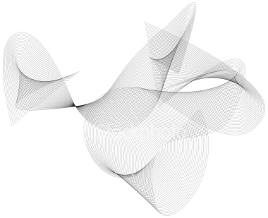 lines that create a "fabric" texture by using Adobe Illustrator's blend tool. The objects have not been "expanded" so they can be easily manipulated.