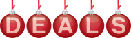 This product is an illustration titled Red Christmas Ornaments Deals contributed by RobinOlimb with a download count characterized as 