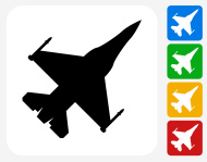 This product is an illustration titled Jet Icon Flat Graphic Design contributed by bubaone with a download count characterized as 