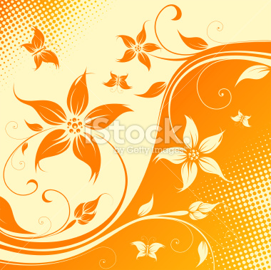 Abstract Floral Background with butterfly. Vector illustration. Abstract Pattern. Other images: [url=/file_search.php?action=file&lightboxID=8684857][img]http://pictureinstock.com/lightbox/vector_icons.jpg[/img][/url] [url=/file_search.php?action=fil