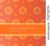 stylish invitation card with...