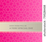stylish invitation card with...