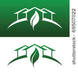 green house vector both solid...