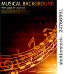 musical vector background