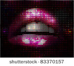 vector lips illustration