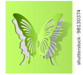 vector eps10 paper cut  out...