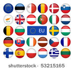 vector set of european union...