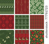 seamless christmas pattern tile ...