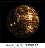 shiny disco ball