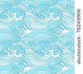 japanese seamless waves pattern ...