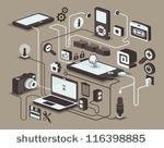 web and social media icons ...