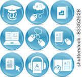 e learning icons