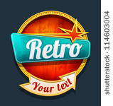retro motel sign. vector