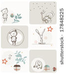 vector baby  graphic set 