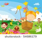 illustration of a girl with...