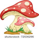 illustration of mushroom on a...