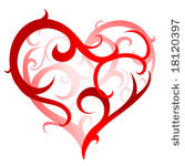 artistic heart shape