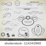 calligraphic design elements...