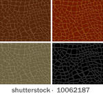seamless pattern of crocodile...