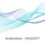 abstract water lines vector...