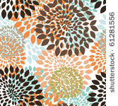 seamless vector floral pattern.