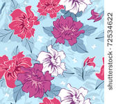 seamless vector floral pattern. ...