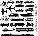 set of different means of...