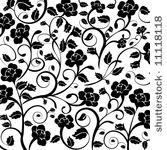 floral rose pattern