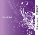 floral design with space for...