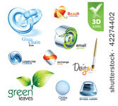 set of vector design elements...