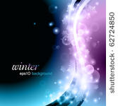 winter background with lights...