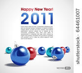 new year or christmas vector...