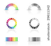 vector illustration of colour...
