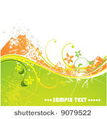 abstract spring background.