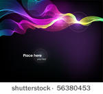 abstract vector wave