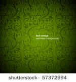 seamless floral background green