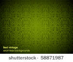 seamless floral background green