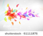 abstract floral background ...