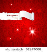 torn seamless floral background ...
