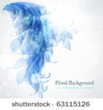 abstract vintage blue...