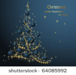abstract christmas fur tree...